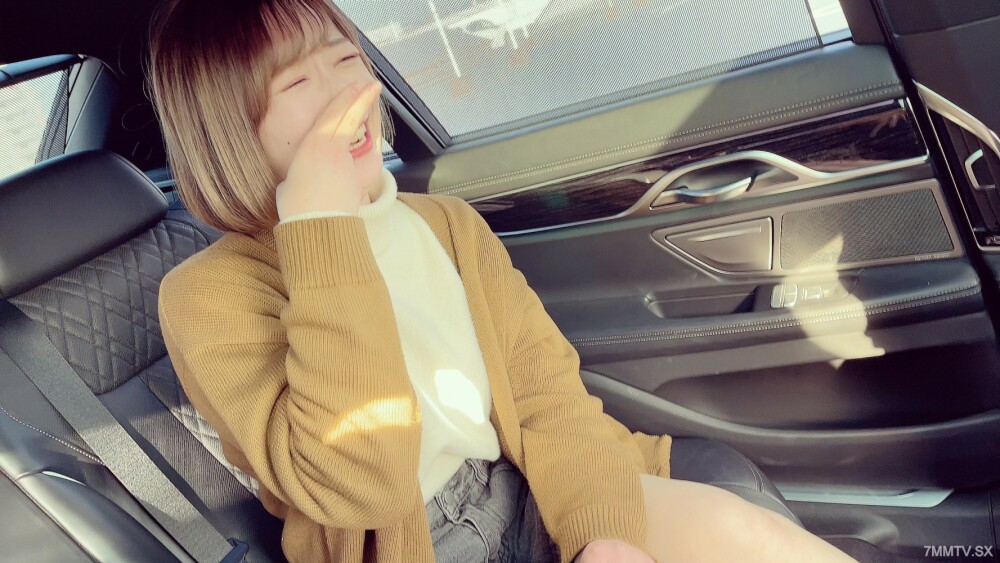 ★ 我遇到的素人是个像播音员的美女！ ！第一次见面就开个车内宴席真的好吗？